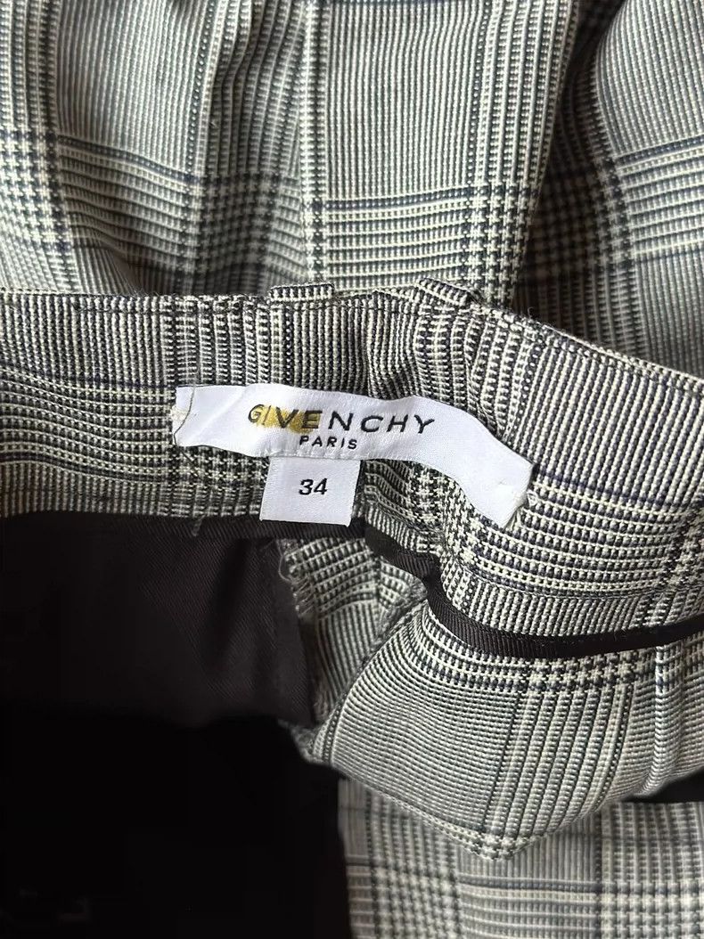 Givenchy Givenchy Gray Plaid Wool Pants Size 34 Size US 34 / EU 50 - 5 Thumbnail