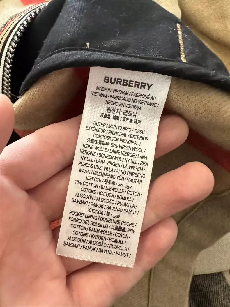 Burberry Burberry Classic Check Jacket in Khaki Size US XL / EU 56 / 4 - 4 Thumbnail