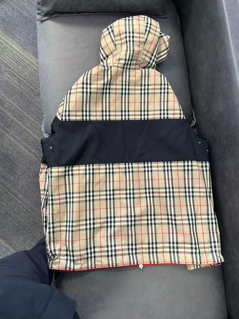 Burberry Burberry Check Double-Sided Coat, Size XL Size US XL / EU 56 / 4 - 2 Thumbnail