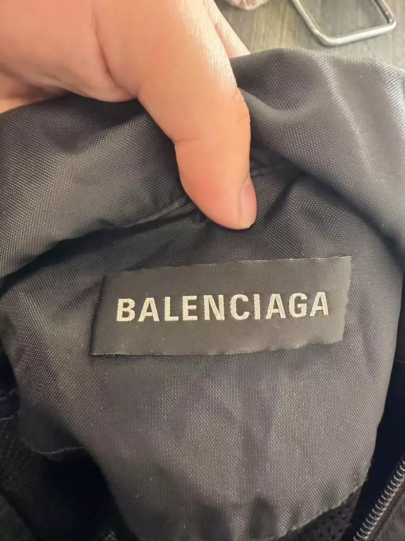 Balenciaga Balenciaga Nylon Jacket with Denim Panels Size US M / EU 48-50 / 2 - 4 Thumbnail