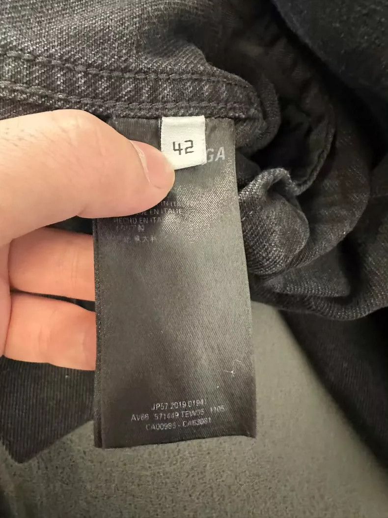 Balenciaga Balenciaga Black Crystal Denim Jacket Size US L / EU 52-54 / 3 - 6 Thumbnail