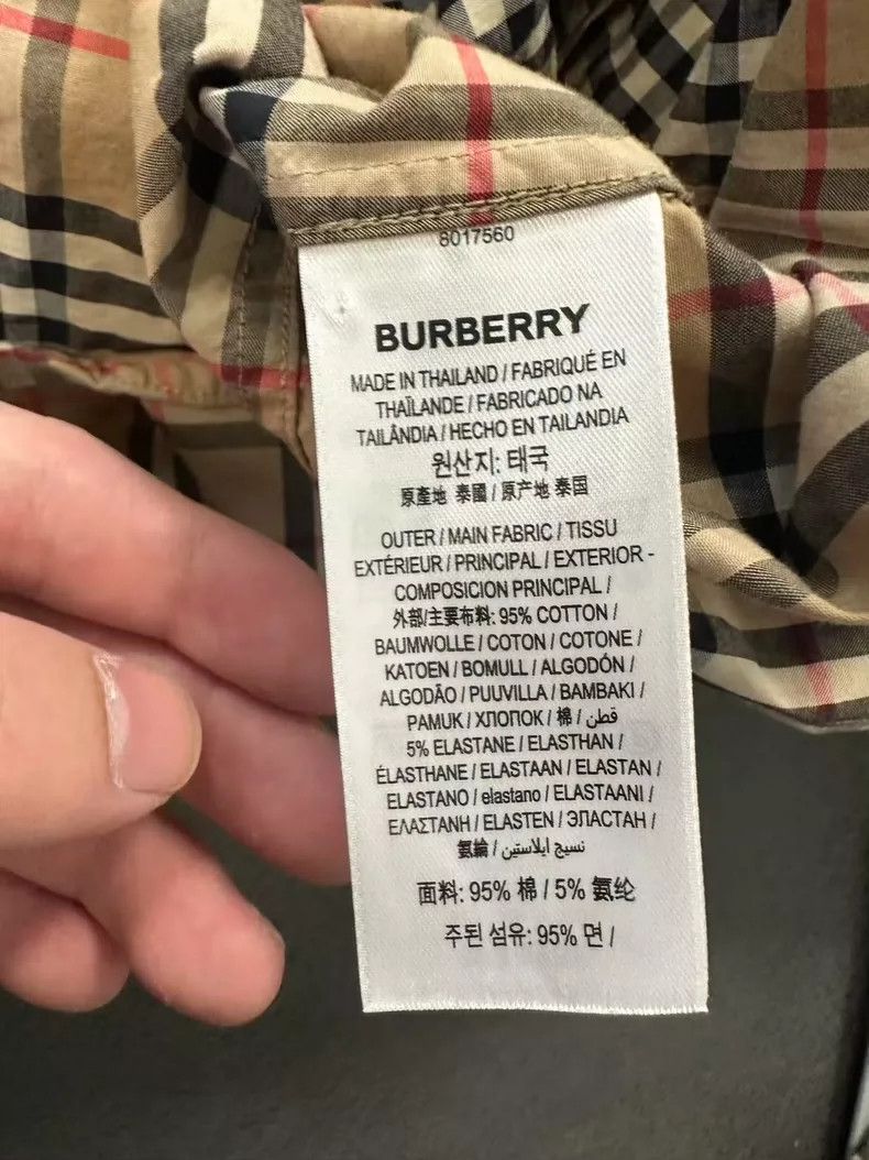 Burberry Burberry Checked Long Sleeve Button-Up Shirt Size US S / EU 44-46 / 1 - 5 Thumbnail