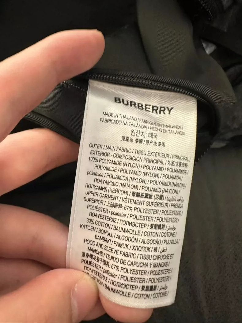 Burberry Burberry Printed Hooded Windbreaker Jacket Size US L / EU 52-54 / 3 - 4 Thumbnail