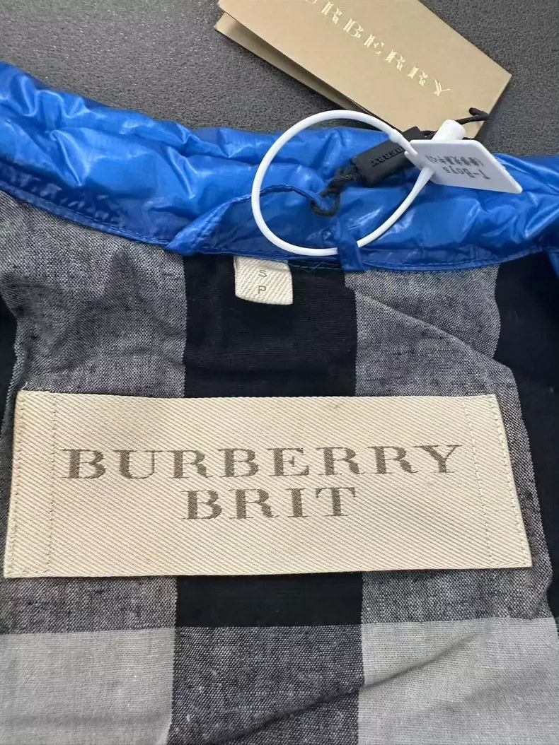 Burberry Burberry Blue Lightweight Down Jacket Size S Size US S / EU 44-46 / 1 - 5 Thumbnail