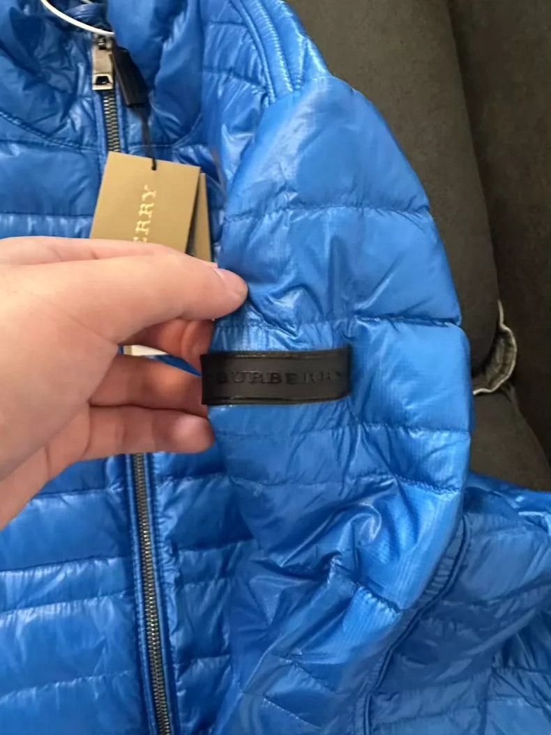 Burberry Burberry Blue Lightweight Down Jacket Size S Size US S / EU 44-46 / 1 - 2 Thumbnail