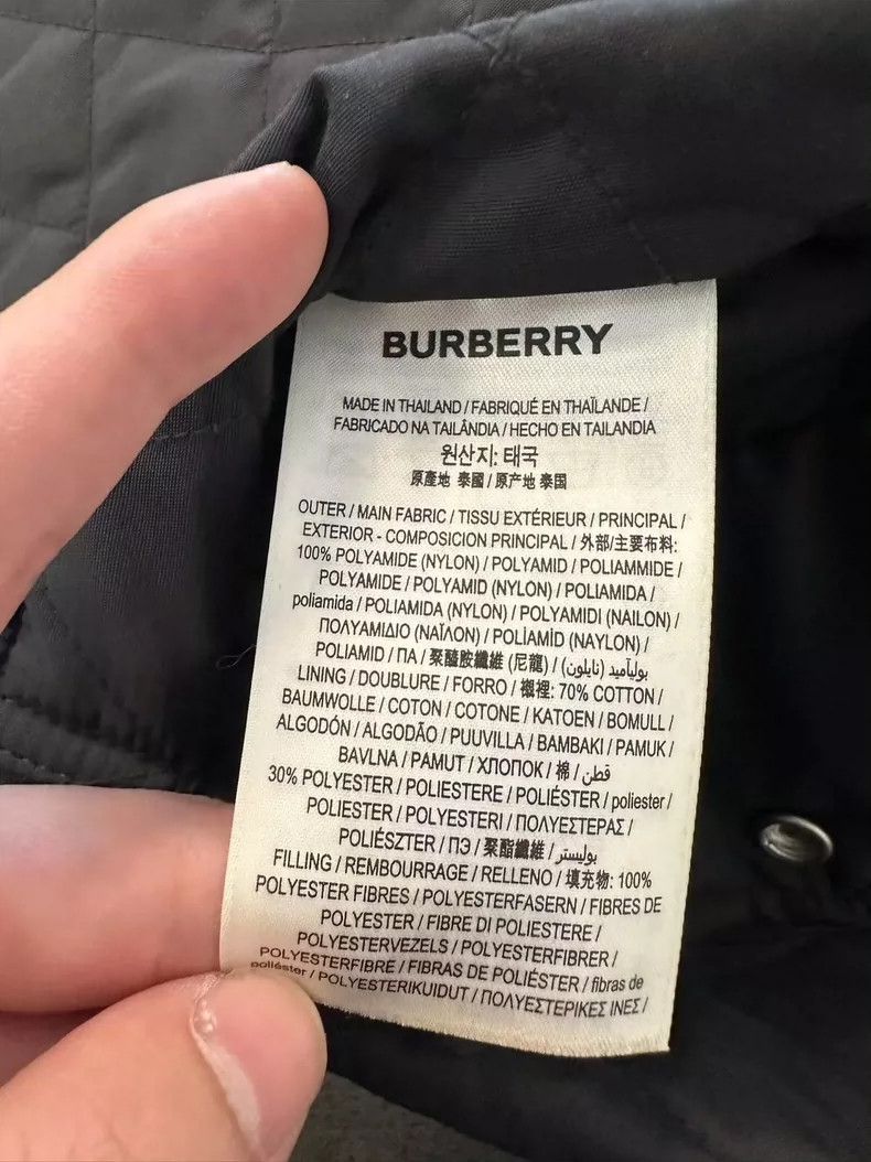Burberry Burberry Quilted Jacket with Belt in Black Size US L / EU 52-54 / 3 - 5 Thumbnail