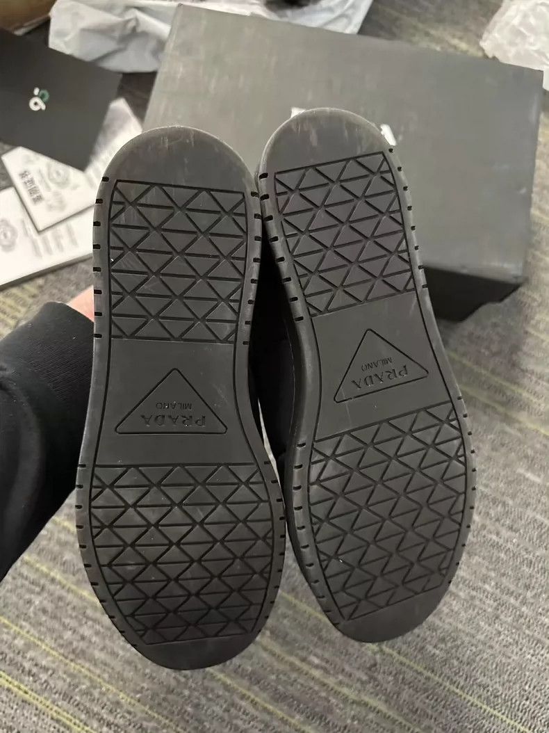 Prada Prada Nylon and Leather Casual Men's Shoes Size US 7.5 / EU 40-41 - 4 Thumbnail
