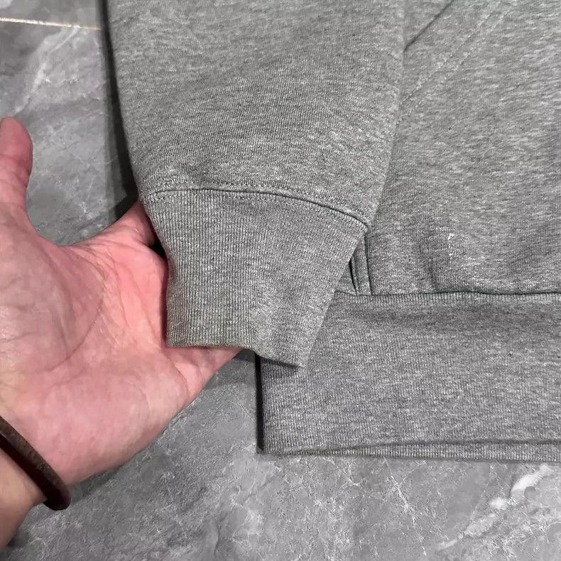 Burberry Burberry Gray Zip Hoodie with Embroidery Size US S / EU 44-46 / 1 - 4 Thumbnail