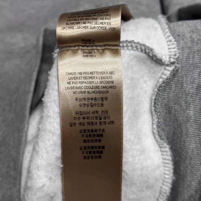 Burberry Burberry Gray Zip Hoodie with Embroidery Size US S / EU 44-46 / 1 - 8 Thumbnail