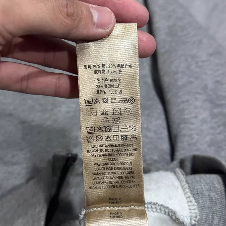 Burberry Burberry Gray Zip Hoodie with Embroidery Size US S / EU 44-46 / 1 - 7 Thumbnail