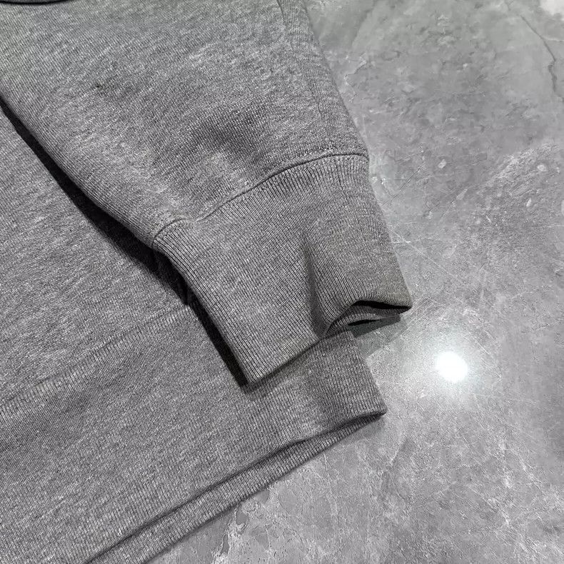 Burberry Burberry Gray Zip Hoodie with Embroidery Size US S / EU 44-46 / 1 - 3 Thumbnail
