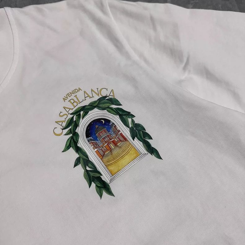 Casablanca Avenida Casablanca Short Sleeve T-Shirt Size US L / EU 52-54 / 3 - 4 Thumbnail