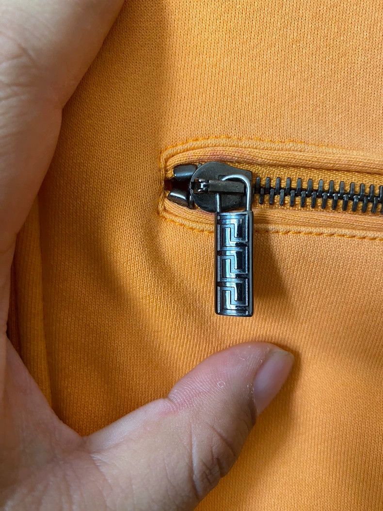 Versace Versace Stylish Orange Hoodie with Logo Size US S / EU 44-46 / 1 - 4 Thumbnail