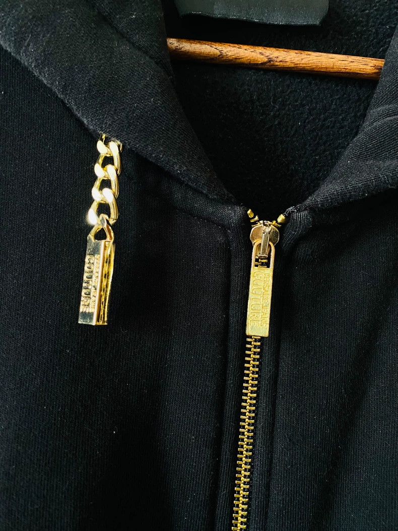 Versace Versace Couture Black Zip-Up Hoodie Size US L / EU 52-54 / 3 - 3 Thumbnail