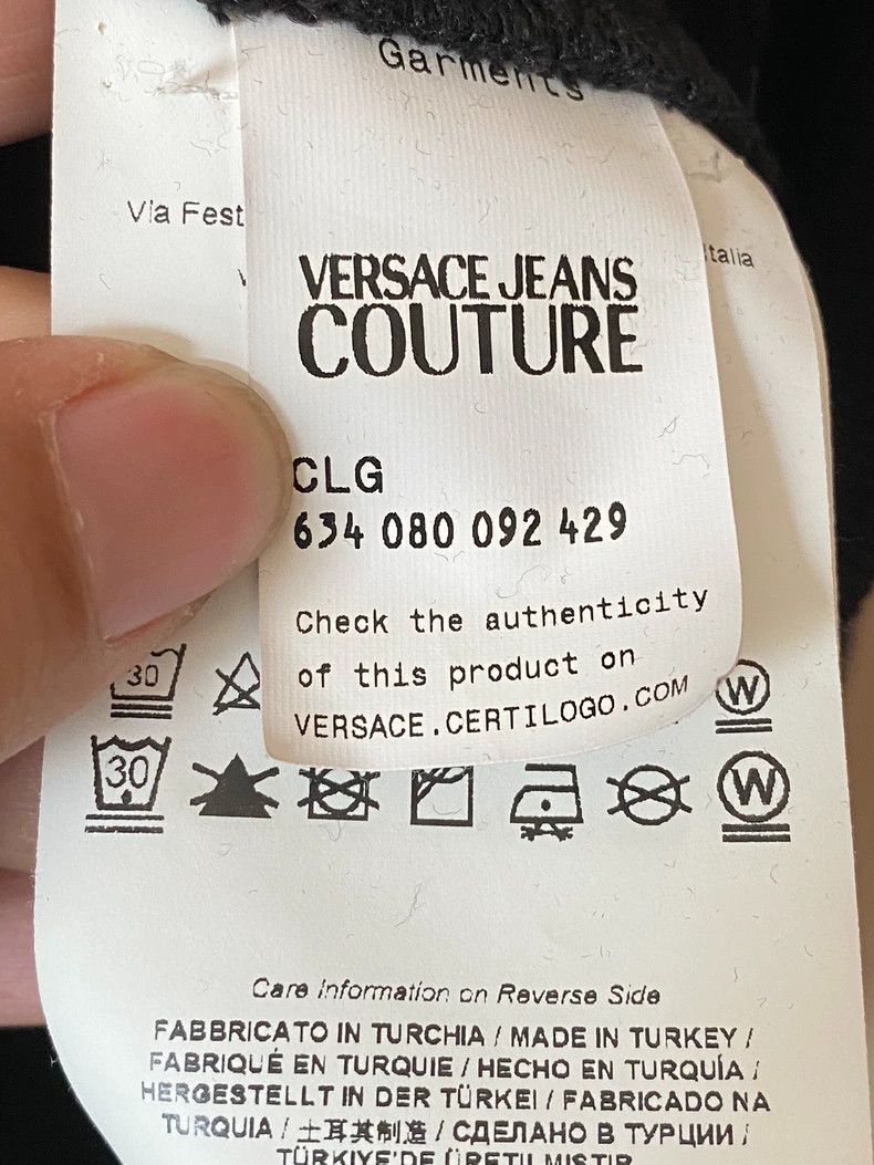 Versace Versace Black Hoodie Unique Fashion Piece Size US L / EU 52-54 / 3 - 5 Thumbnail