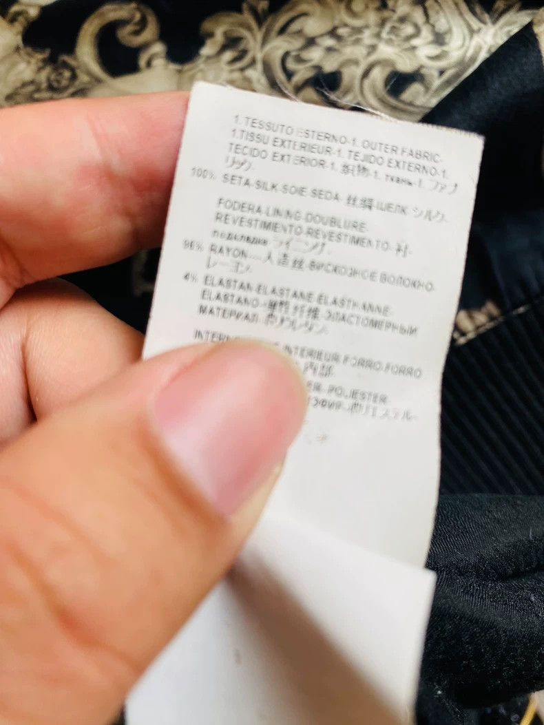 Versace Versace Cotton Jacket with Unique Design Size US L / EU 52-54 / 3 - 5 Thumbnail