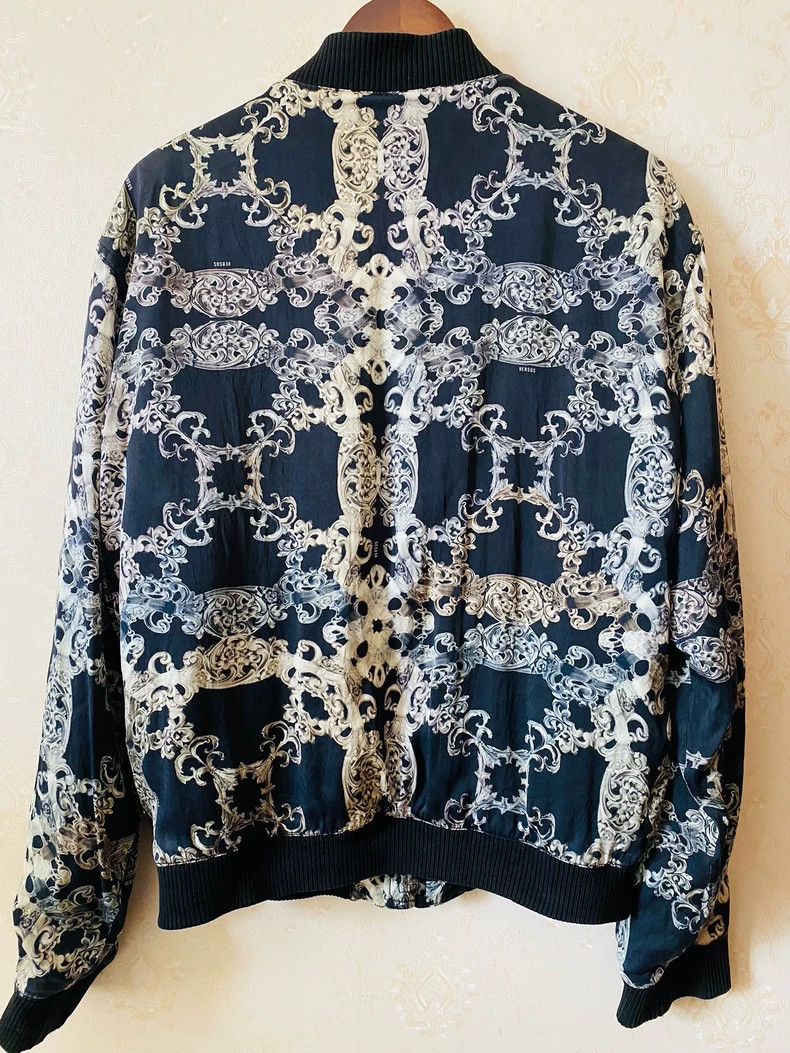 Versace Versace Cotton Jacket with Unique Design Size US L / EU 52-54 / 3 - 2 Thumbnail