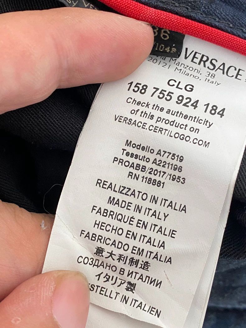Versace Versace Baroque Pattern Men's Jeans Size US 36 / EU 52 - 6 Thumbnail