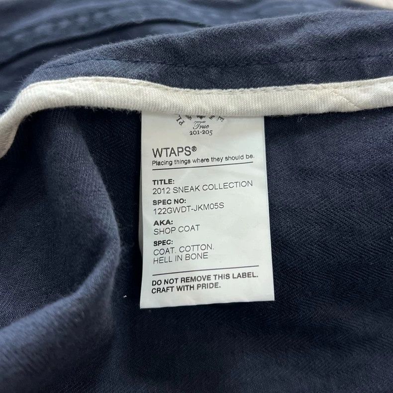 Wtaps WTAPS Limited Edition Shop Coat Navy Size US S / EU 44-46 / 1 - 8 Thumbnail
