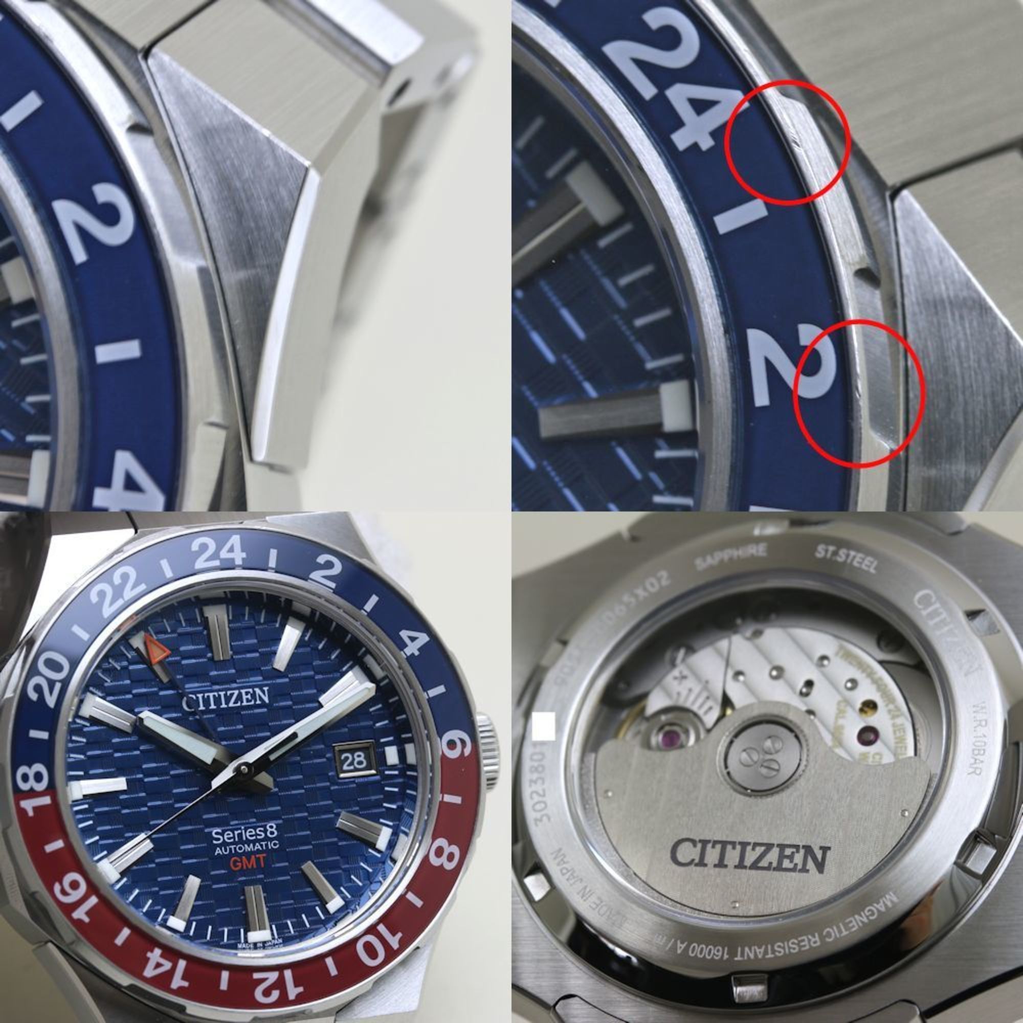 Citizen CITIZEN Series 8 880 Mechanical GMT NB6030-59L Stainless Steel Men's 39875 Watch Size ONE SIZE - 7 Thumbnail