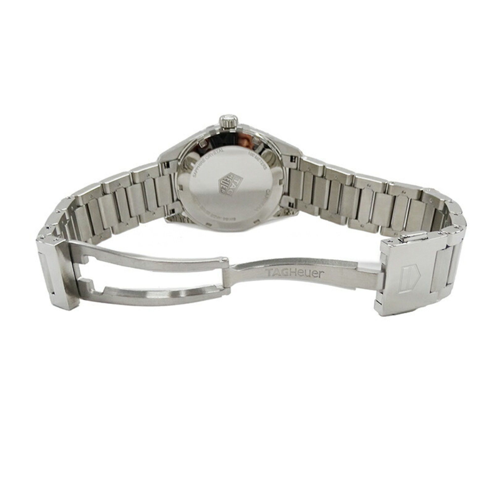 Tag Heuer TAG Heuer Carrera WAR1112 BA0601 Watch Men's Date Quartz Stainless Steel SS Silver Blue Polished Size ONE SIZE - 5 Thumbnail