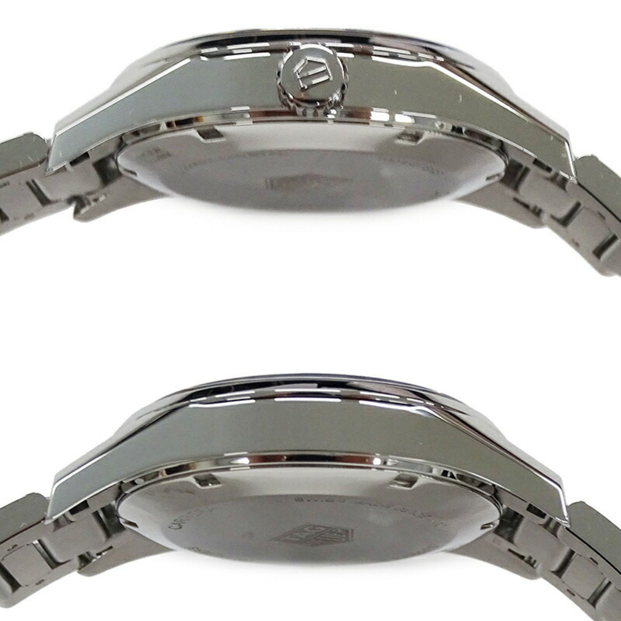 Tag Heuer TAG Heuer Carrera WAR1112 BA0601 Watch Men's Date Quartz Stainless Steel SS Silver Blue Polished Size ONE SIZE - 4 Thumbnail