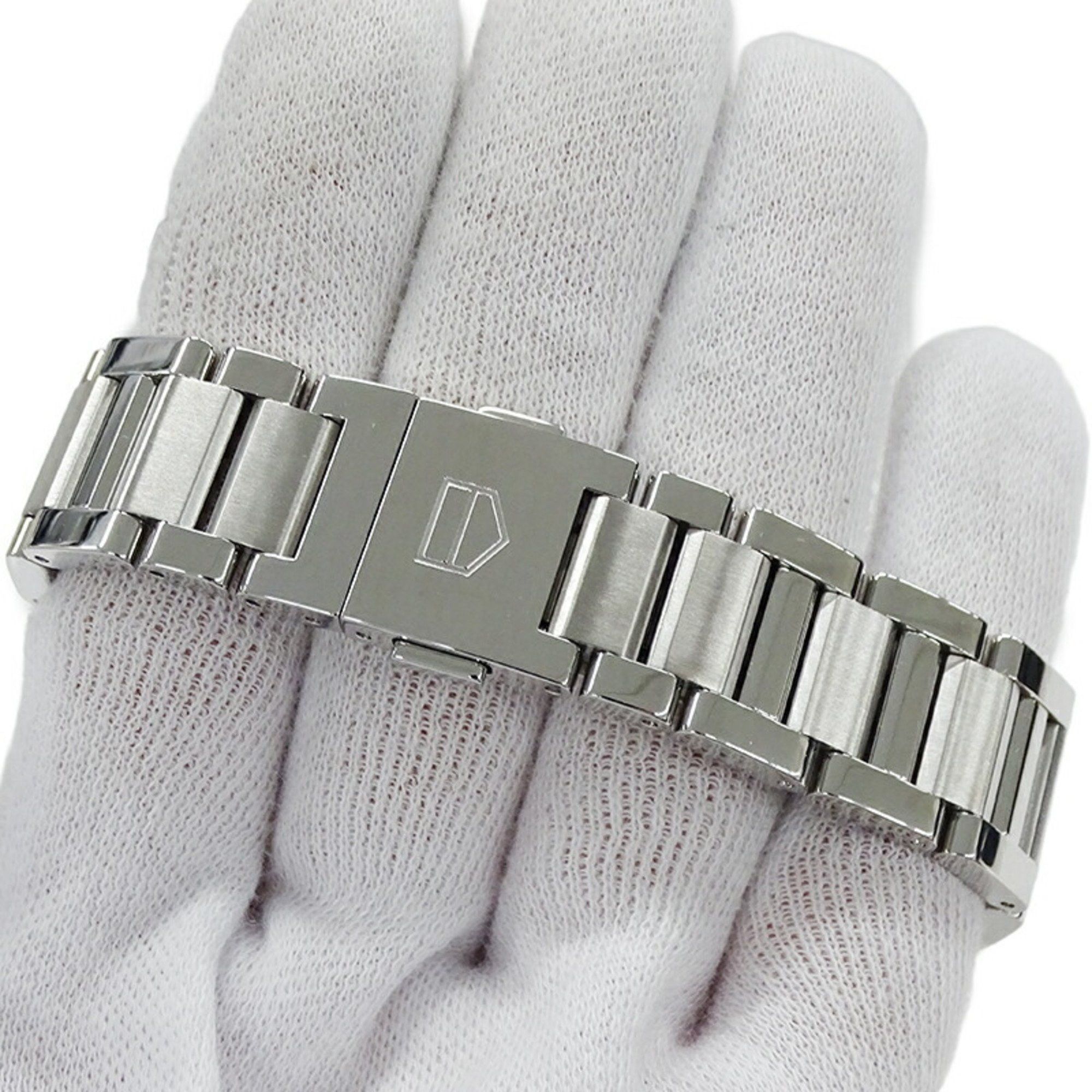 Tag Heuer TAG Heuer Carrera WAR1112 BA0601 Watch Men's Date Quartz Stainless Steel SS Silver Blue Polished Size ONE SIZE - 6 Thumbnail