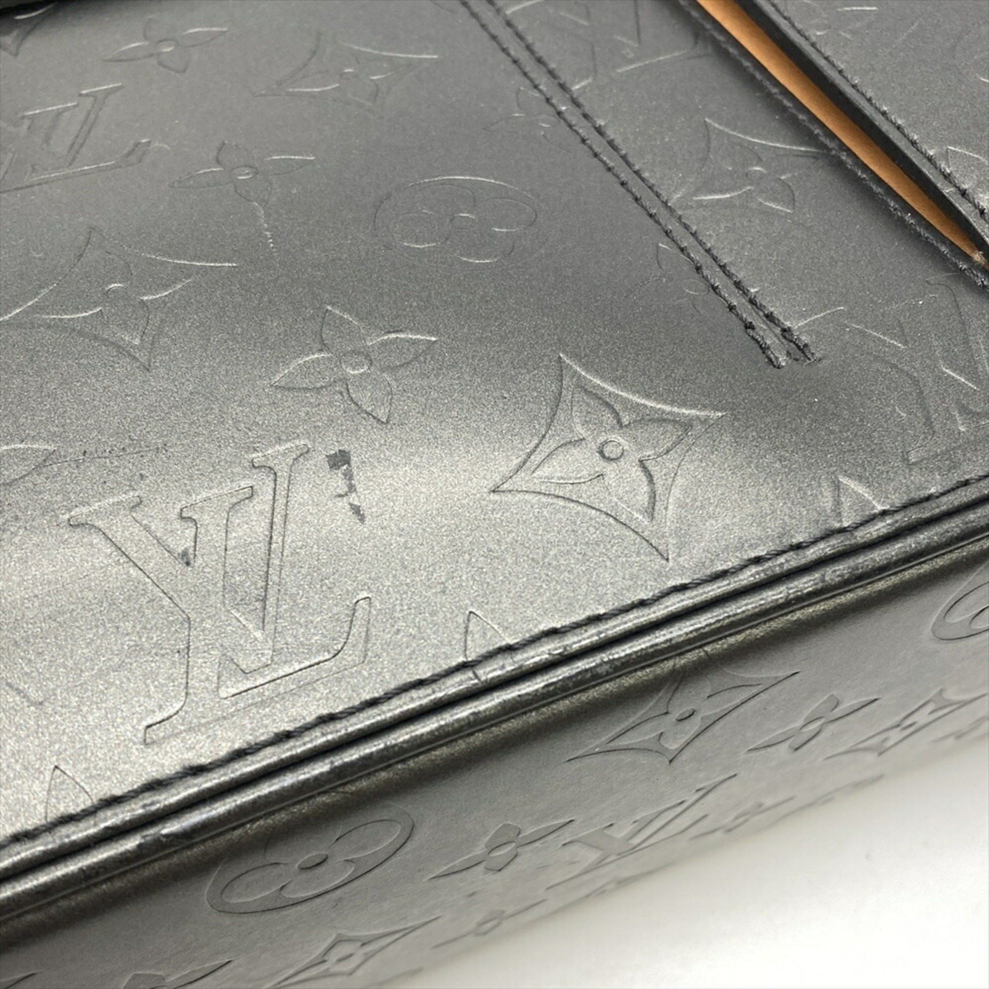 Louis Vuitton Louis Vuitton Wilwood Tote Bag Monogram Matte M55105 Grey TH0062 Men's Size ONE SIZE - 9 Thumbnail