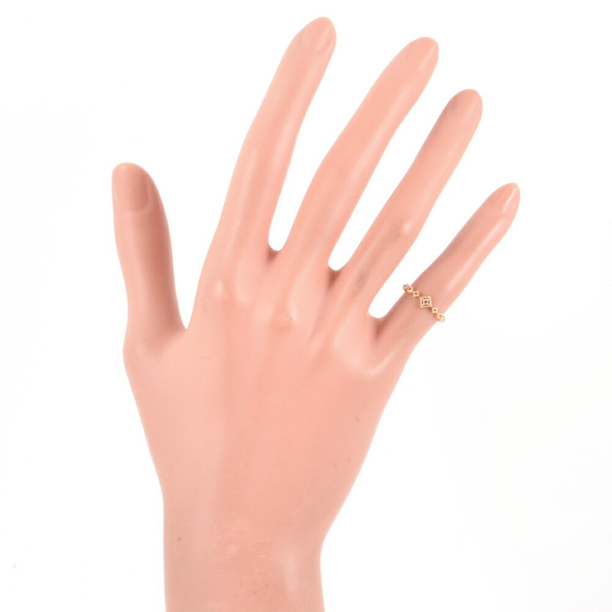 Other ete openwork ring diamond 0.01ct K10 Size ONE SIZE - 2 Thumbnail