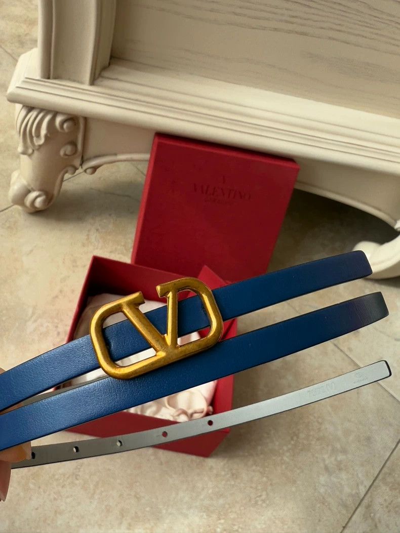 Valentino Valentino Garavani Leather Belt with Vintage Buckle Size ONE SIZE - 4 Thumbnail