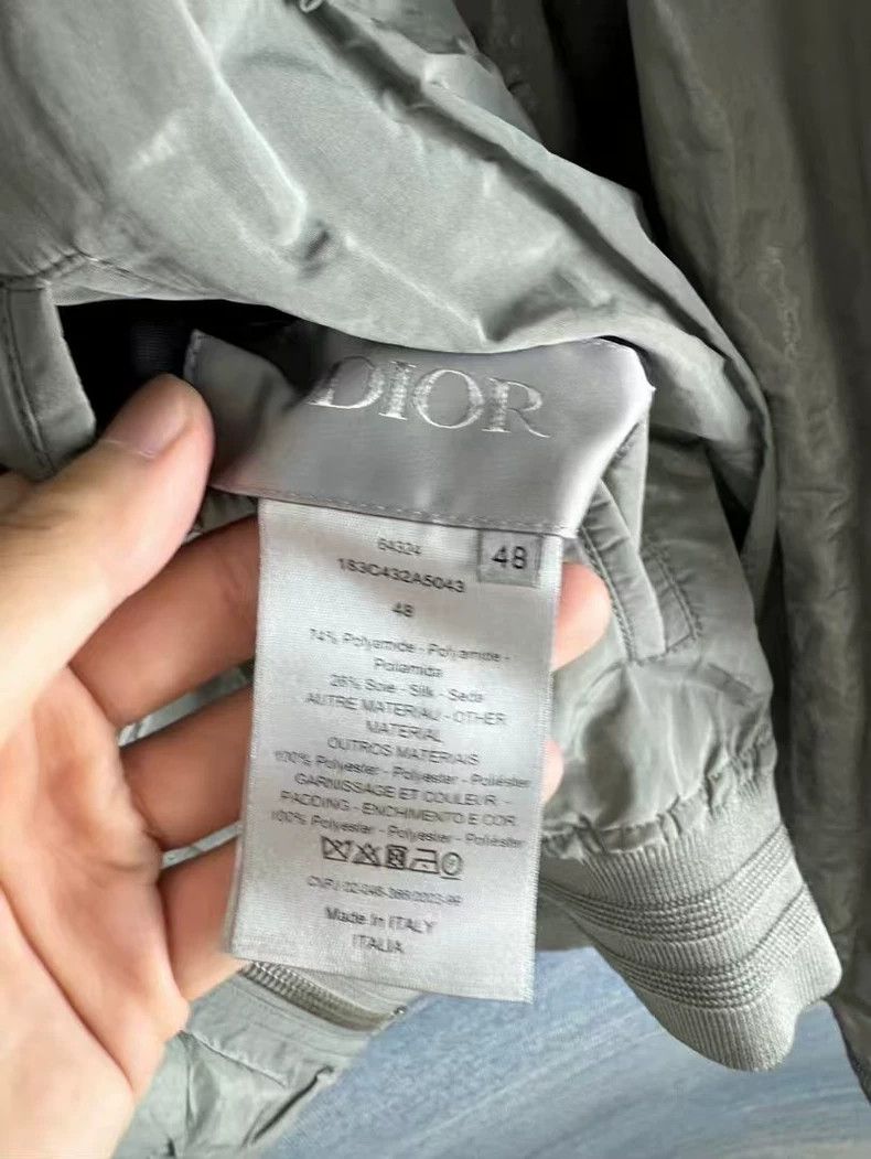 Dior Dior Gray Reversible Bomber Jacket-yf Size US L / EU 52-54 / 3 - 6 Thumbnail