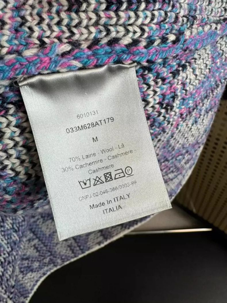 Dior Dior x Stussy Purple Logo Knit Sweater-yf Size US M / EU 48-50 / 2 - 4 Thumbnail
