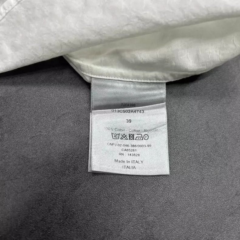 Dior DIOR White Long Sleeve Shirt for 23SS-yf Size US M / EU 48-50 / 2 - 5 Thumbnail