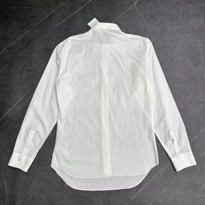 Dior DIOR White Long Sleeve Shirt for 23SS-yf Size US M / EU 48-50 / 2 - 2 Thumbnail