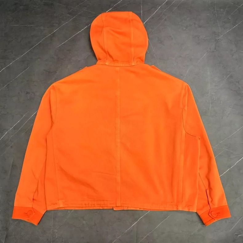 Dior Dior Orange Hooded Jacket with Zip Closure-yf Size US L / EU 52-54 / 3 - 2 Thumbnail