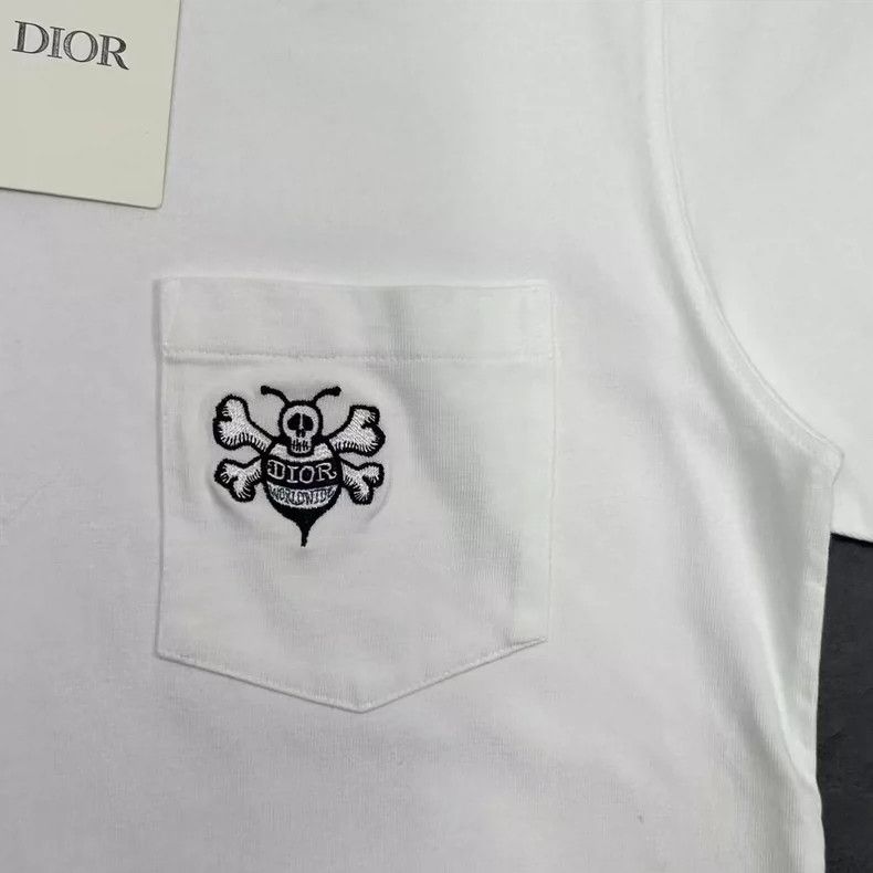 Dior Dior Stussy Pocket Embroidered Short Sleeve T-Shirt-yf Size US L / EU 52-54 / 3 - 3 Thumbnail
