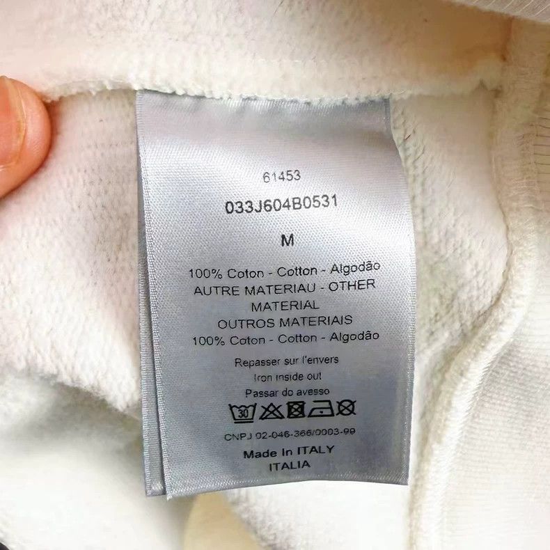 Dior Dior Pink Logo Sweatshirt in Size M-yf Size US M / EU 48-50 / 2 - 4 Thumbnail