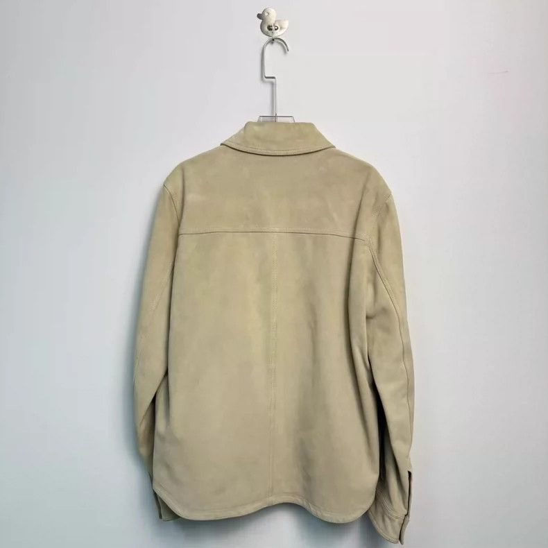 Dior Dior Beige Suede Leather Jacket New-yf Size US L / EU 52-54 / 3 - 3 Thumbnail