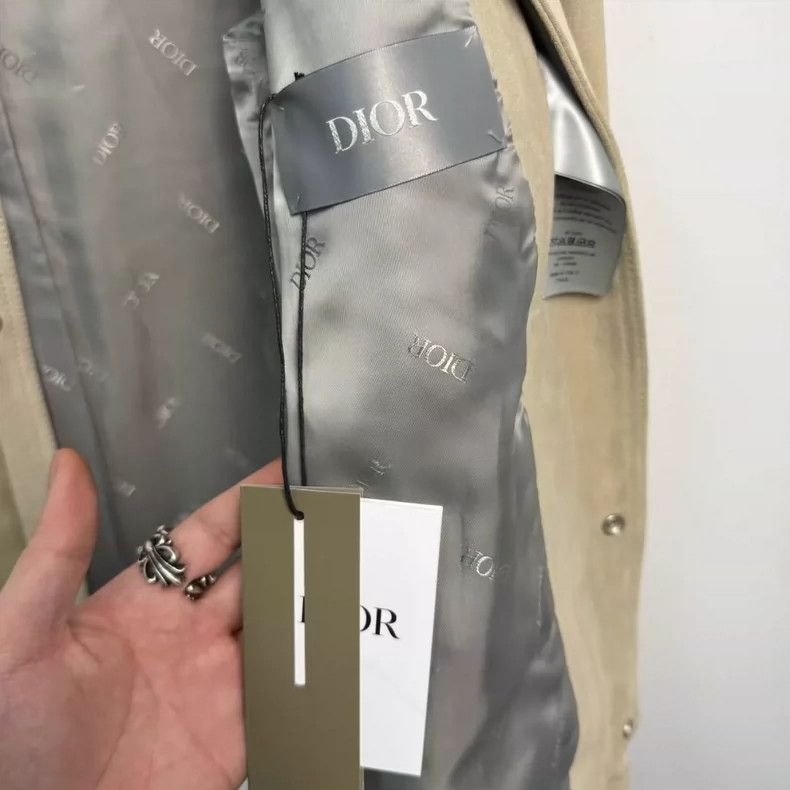 Dior Dior Beige Suede Leather Jacket New-yf Size US L / EU 52-54 / 3 - 5 Thumbnail
