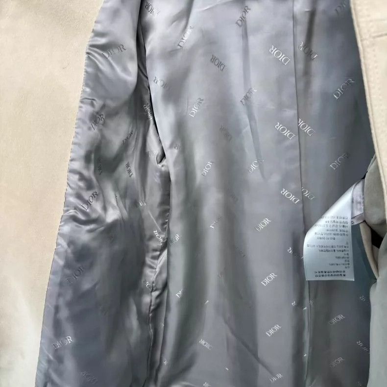 Dior Dior Beige Suede Leather Jacket New-yf Size US L / EU 52-54 / 3 - 7 Thumbnail