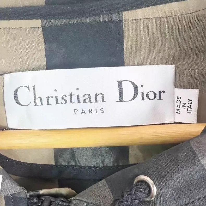 Dior Dior Checkered Hooded Jacket with Embroidery-yf Size US M / EU 48-50 / 2 - 3 Thumbnail