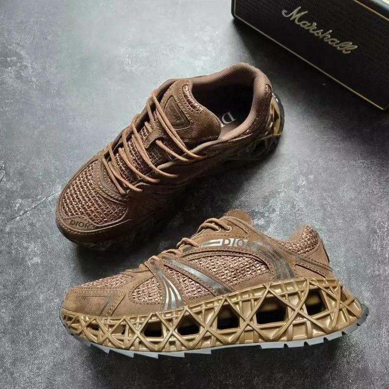 Dior Dior B35 NXXT Brown Limited Edition Sneakers-yf Size US 10.5 / EU 43-44 - 4 Thumbnail