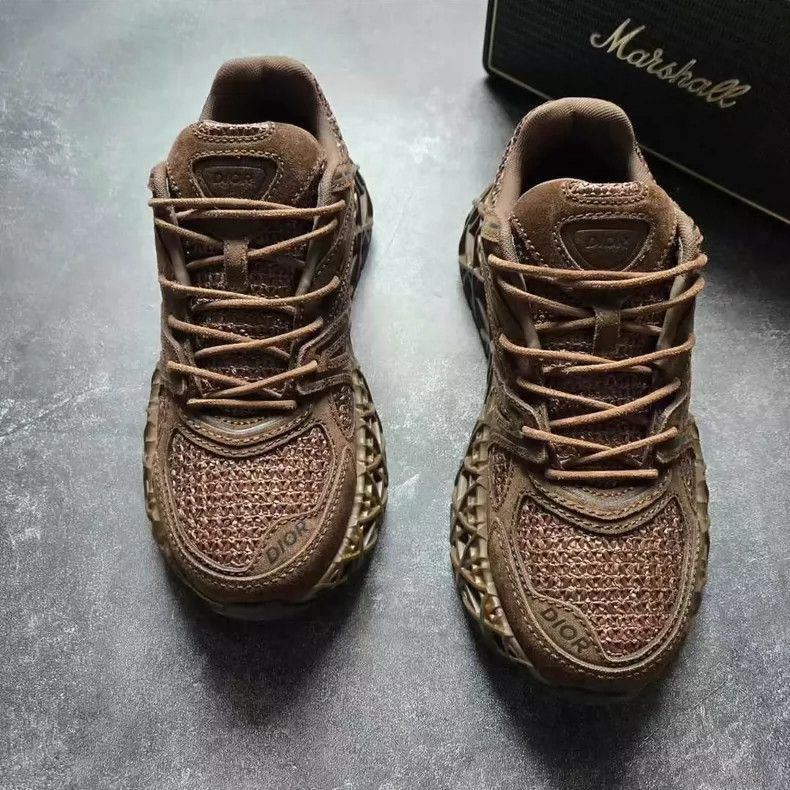 Dior Dior B35 NXXT Brown Limited Edition Sneakers-yf Size US 10.5 / EU 43-44 - 3 Thumbnail