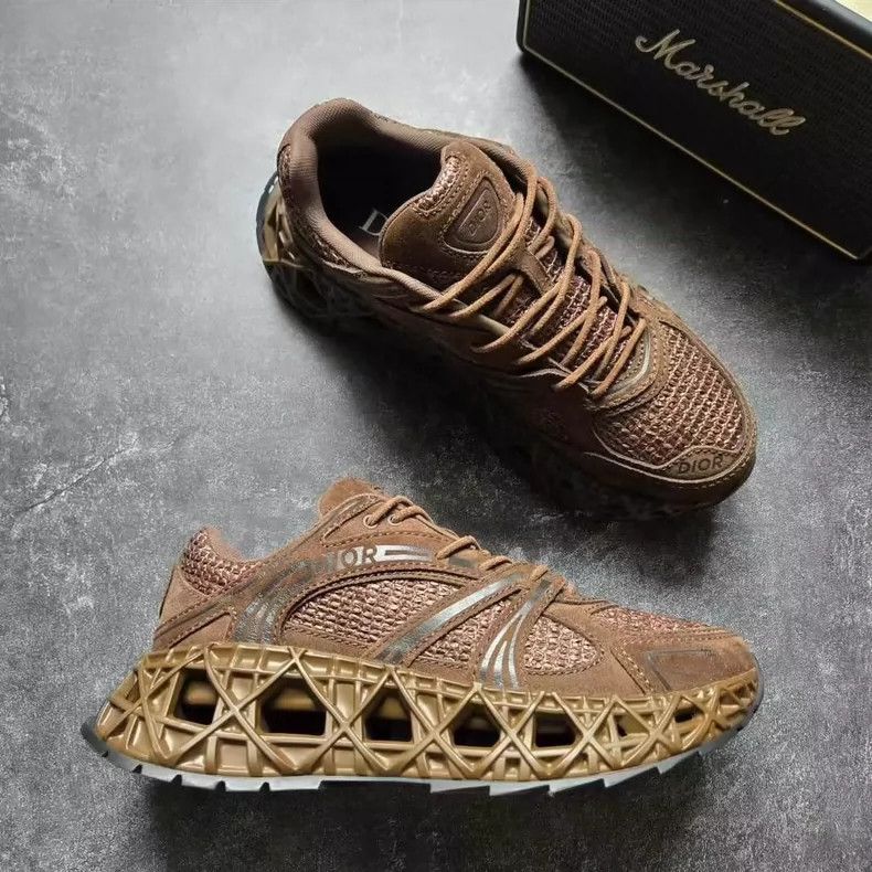 Dior Dior B35 NXXT Brown Limited Edition Sneakers-yf Size US 10.5 / EU 43-44 - 5 Thumbnail