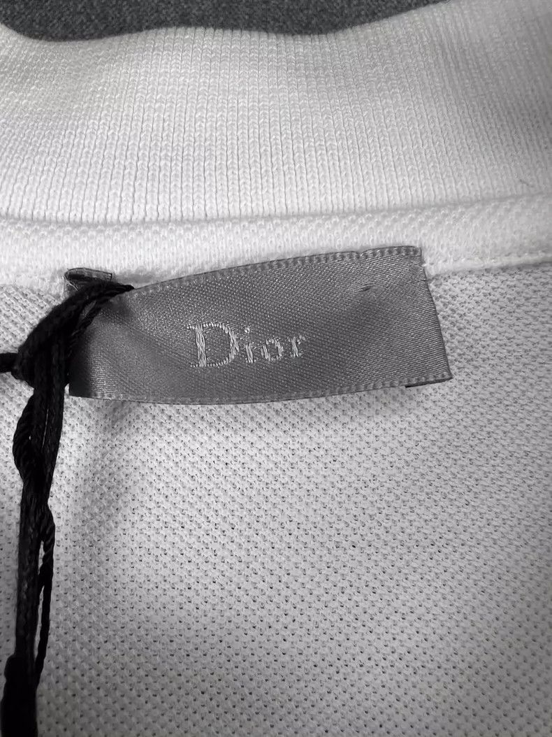 Dior DIOR Embroidered Bee Short Sleeve Polo-yf Size US XXL / EU 58 / 5 - 6 Thumbnail