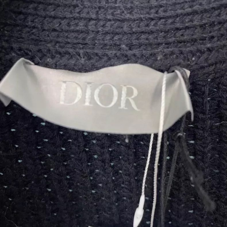 Dior Dior Gold Chain Knit Cardigan Black Jacket-yf Size US L / EU 52-54 / 3 - 3 Thumbnail