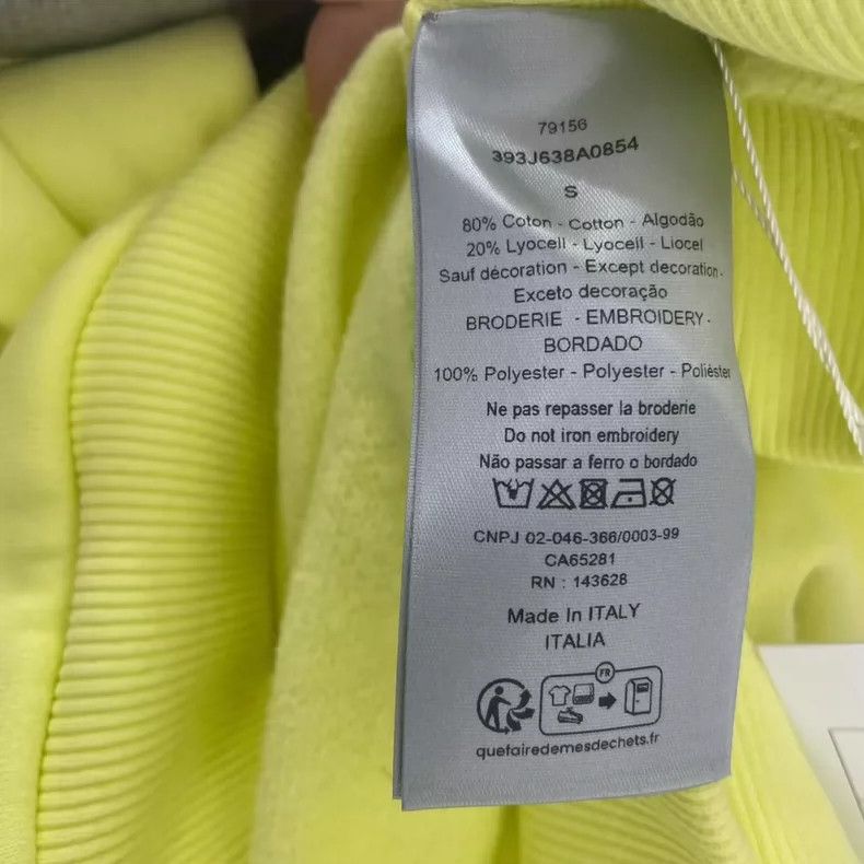 Dior Dior Yellow Hooded Sleeveless Vest-yf Size US S / EU 44-46 / 1 - 4 Thumbnail