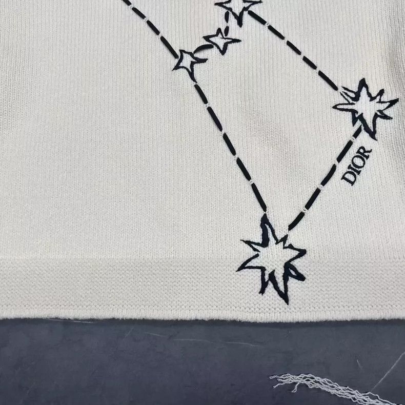 Dior Dior Embroidered Starry Knit Sweater XXL-yf Size US XXL / EU 58 / 5 - 4 Thumbnail