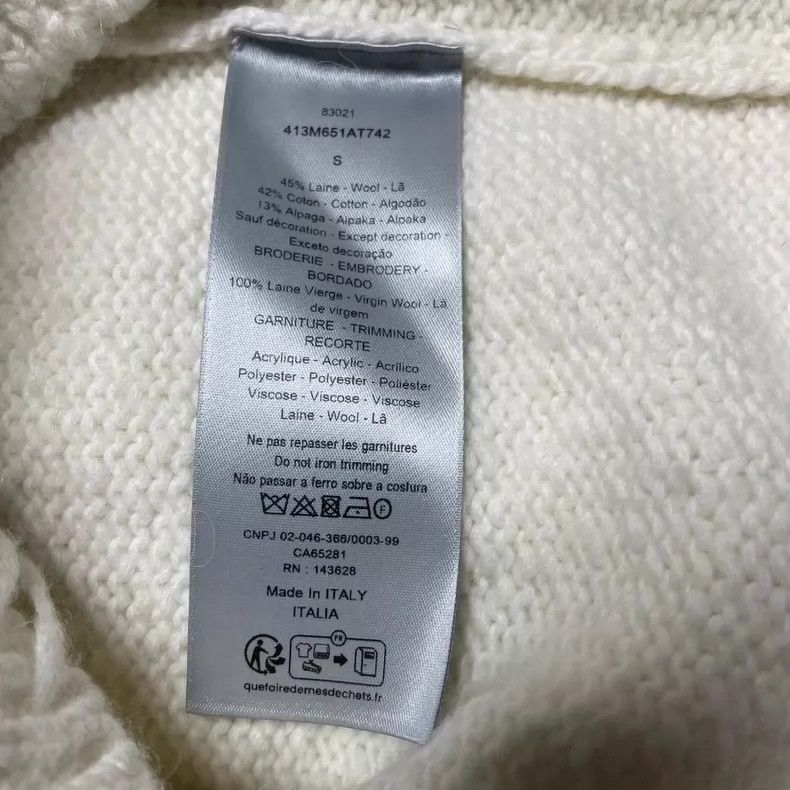 Dior Dior Cartoon Pattern Logo Knit Sweater-yf Size US S / EU 44-46 / 1 - 4 Thumbnail