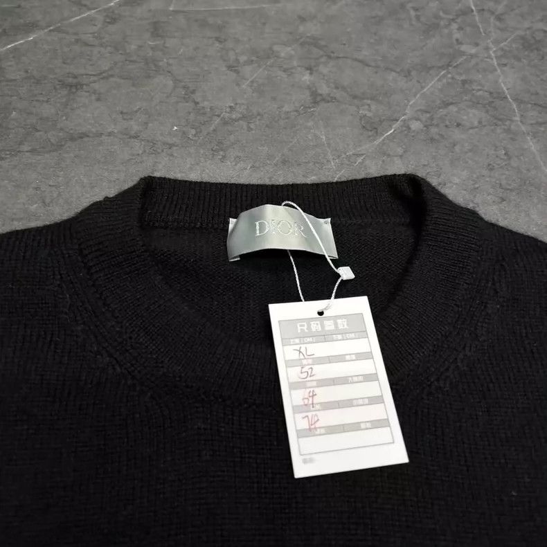 Dior Dior Black Logo Knit Sweater XL Size-yf Size US XL / EU 56 / 4 - 3 Thumbnail